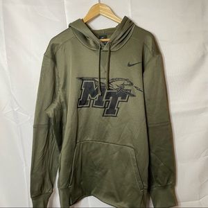 MTSU NIKE THERMA HOODIE SWEATSHIRT